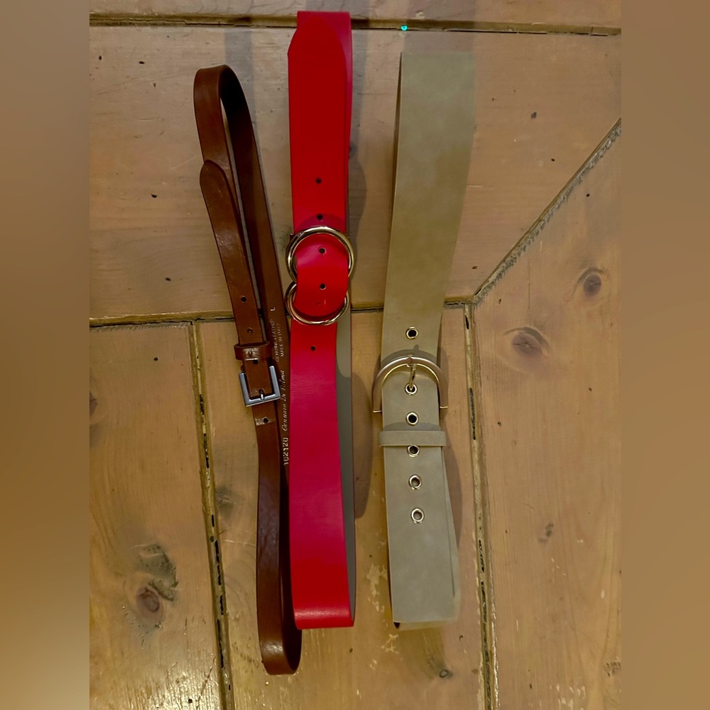 Three Fashion Belts